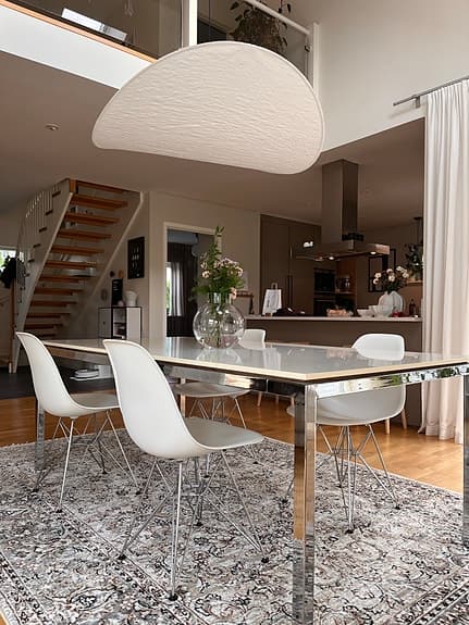 Matbord med extra skivor 200(300)x100cm