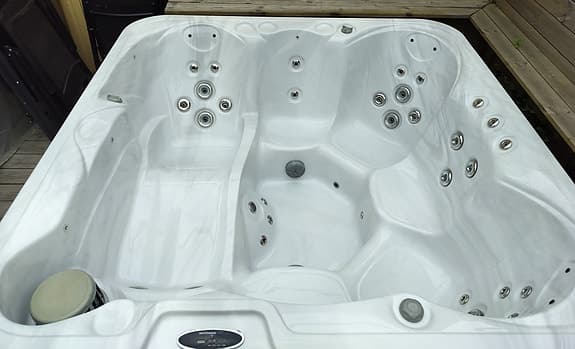 Waterwave spabad med lock