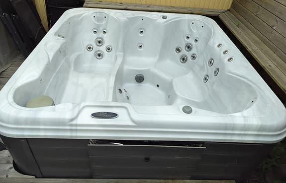 Waterwave spabad med lock