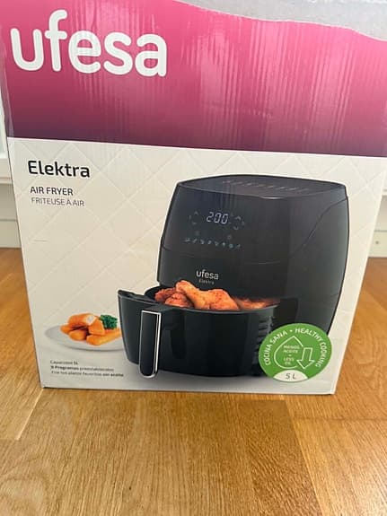 Ufesa Elektra Air Fryer 5L – Nästan ny, endast använd 4 gånger
