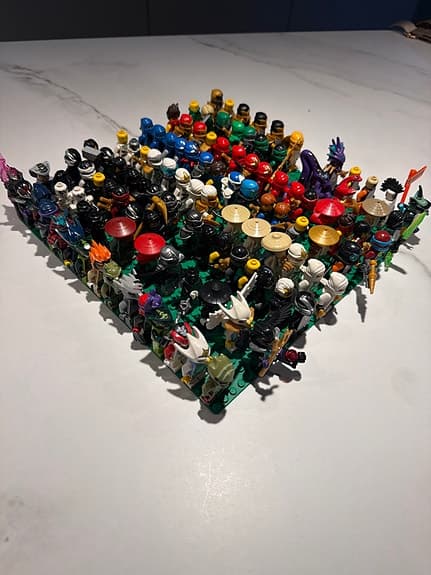 ” Intressekoll”.  LEGO Ninjago minifigurer stort parti