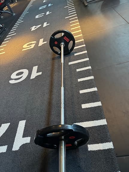 Skivstång med vikter