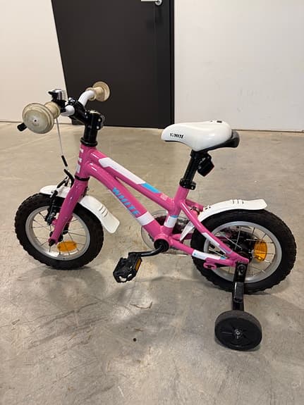 White barncykel 12 tum