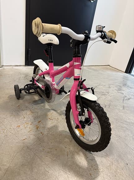 White barncykel 12 tum