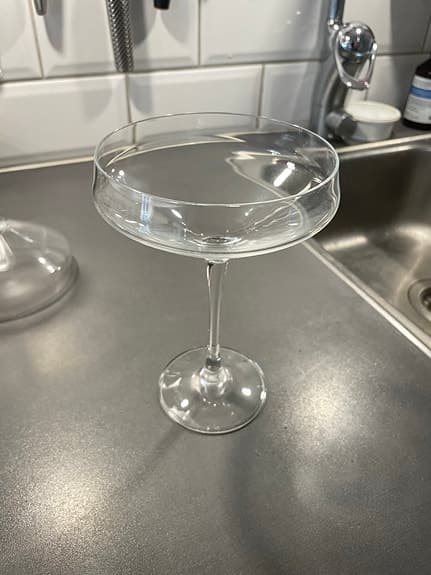 6 st champagne & cocktail glas