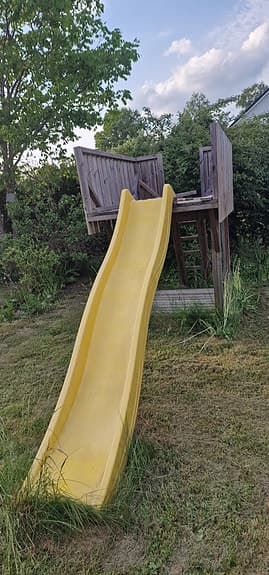 rutschkana med sandlådan