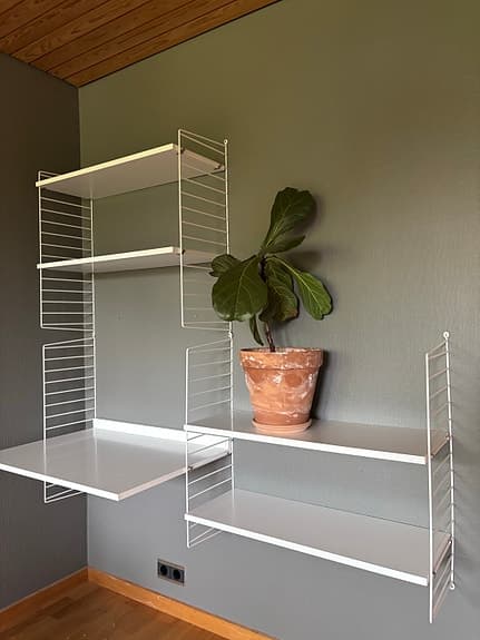 String system med skrivbord