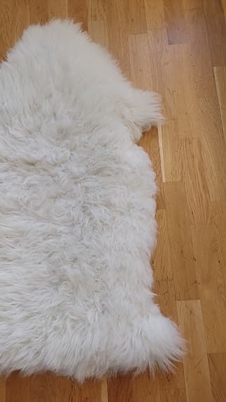 Lammskinns matta " Ikea Ludde "