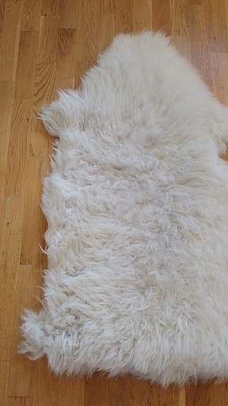 Lammskinns matta " Ikea Ludde "
