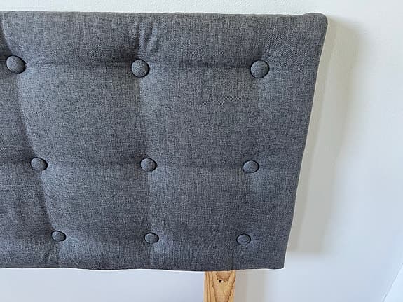 Sänggavel 180 eller 90 cm grå