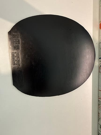 XIOM VEGA bordtennisgummi svart