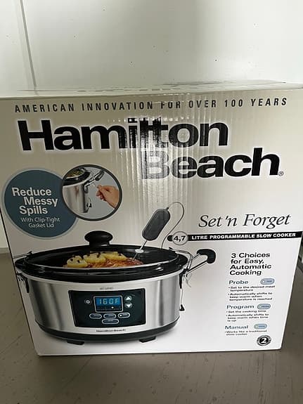 Hamilton Beach Set ’n Forget slow cooker 4,7 liter