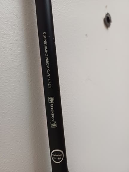 Shimano haspelspö 2,69 M 4,-42 g
