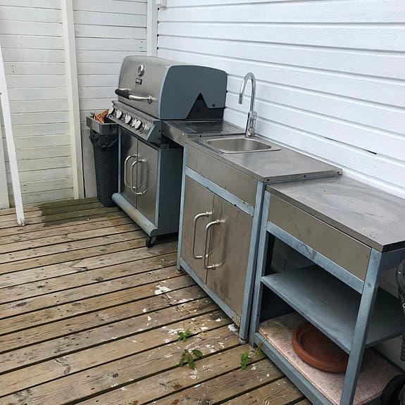 Utekök grillning