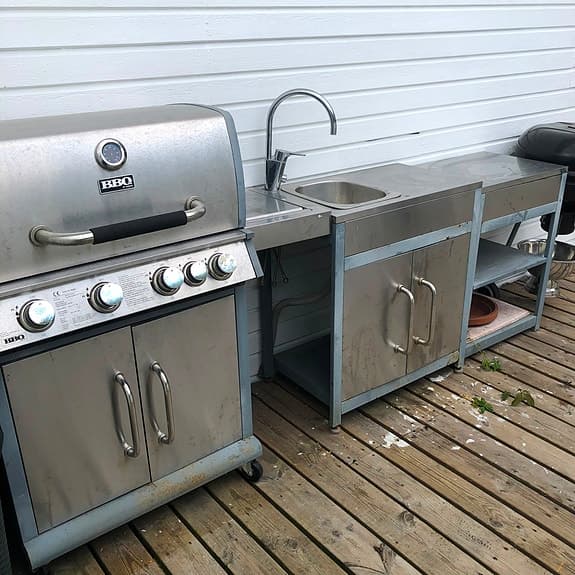 Utekök grillning