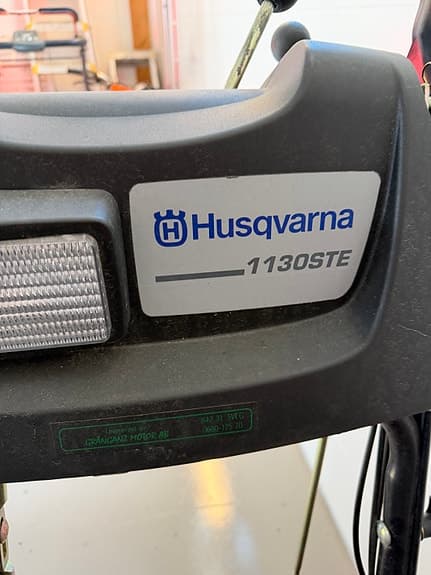 Husqvarna snöslunga 1130 ste