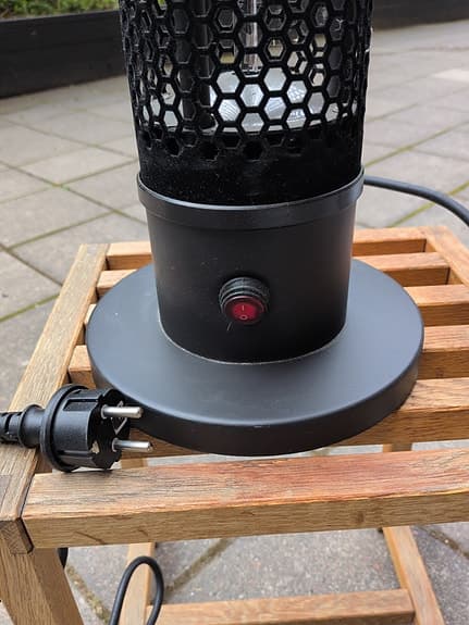 Schou infraröd terrassvärmare 800W svart