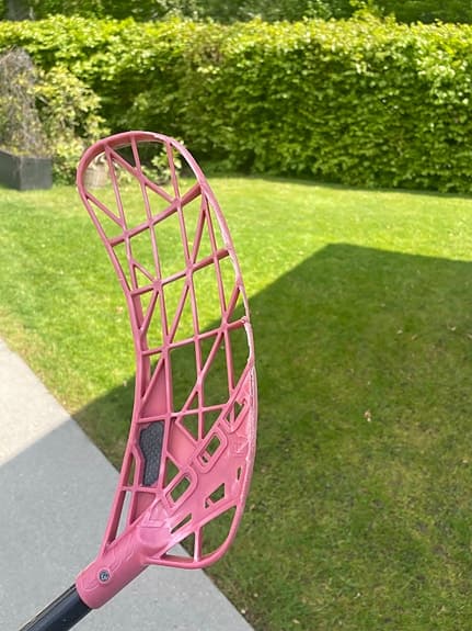 Innebandyklubba, oxdog ultimate light med rosa optilight blad