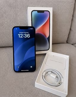 iPhone 14 128 GB blå