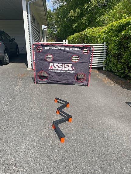Assist innebandyskottduk och my floorball skiller