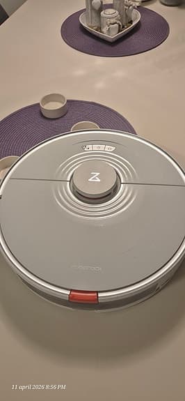 Roborock robotdammsugare vit