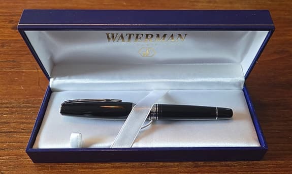 Waterman Reservoarpenna Troligen Expert Gen 1 – Oanvänd NOS, med 18K Guldnibb