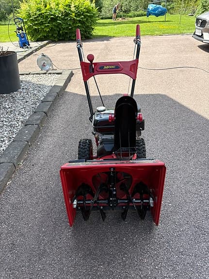 Meec Tools Jula snöslunga röd bensindriven