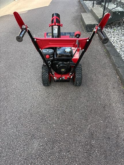 Meec Tools Jula snöslunga röd bensindriven