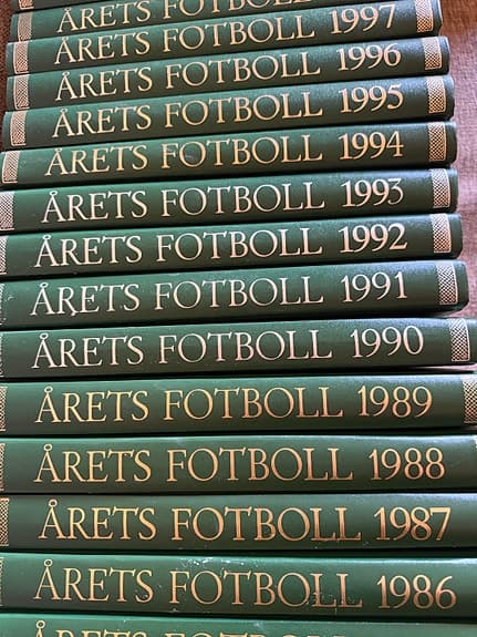 Årets Fotboll böcker samling 1957–2010