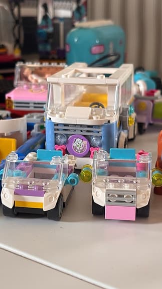 LEGO Friends blandade set med fordon och figurer