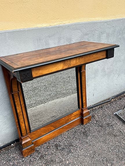 Spegel med konsolbord, 1800-tal