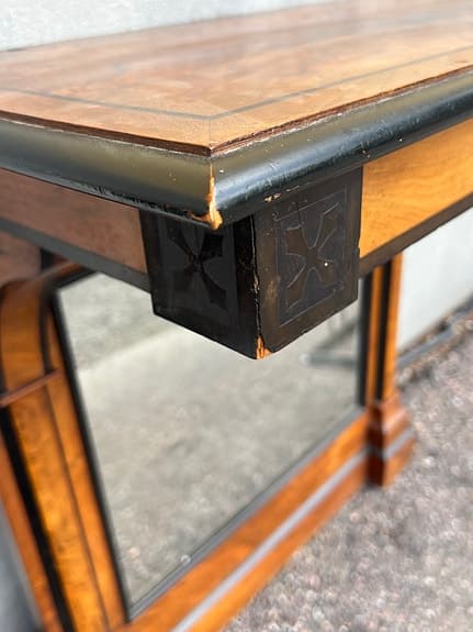 Spegel med konsolbord, 1800-tal