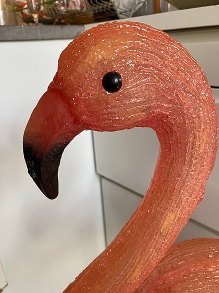Flamingolampa trädgårdsbelysning