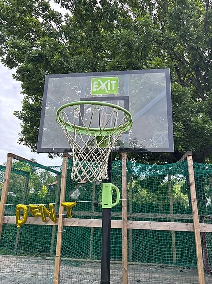EXIT basketställning med korg och platta