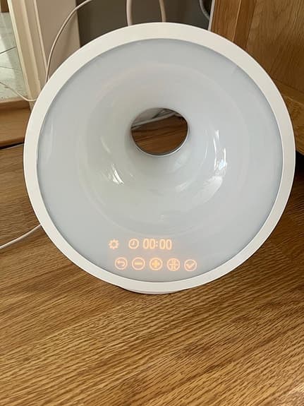 Philips väckarklocka med wake-up light vit HF3653