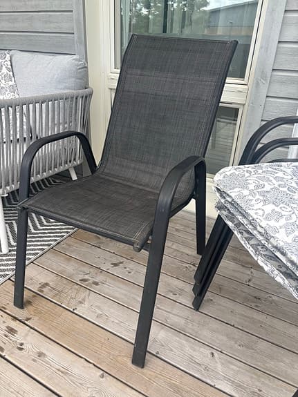 trädgårdsstol med dyna