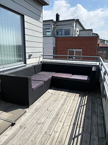 IKEA Sollerön Outdoor L sofa with cushion