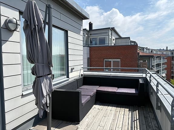 IKEA Sollerön Outdoor L sofa with cushion