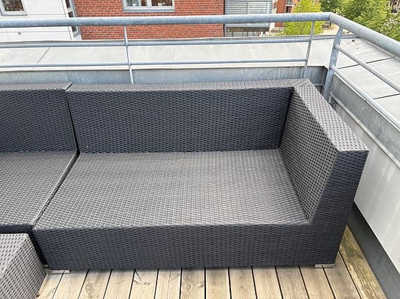 IKEA Sollerön Outdoor L sofa with cushion