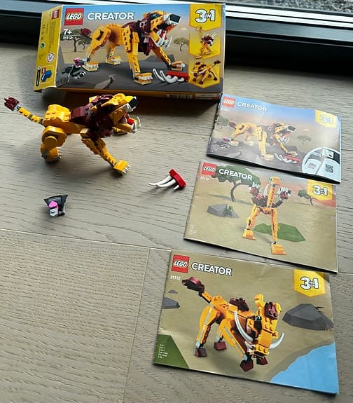 LEGO Creator lejon 3-i-1  31112