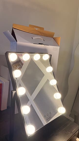 Spegel med Led