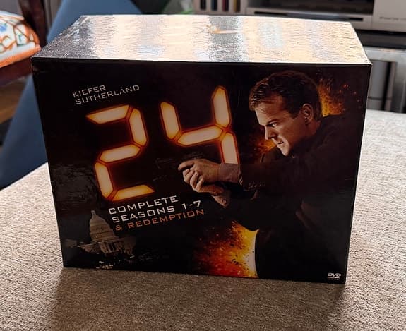 24 komplett box DVD säsong 1–7 + Redemption