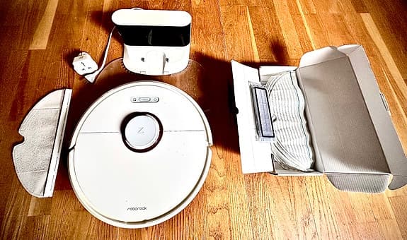 Roborock S6 Robotdammsugare med mopp + 50 moppdukar
