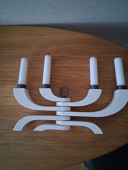 Design House Stockholm ljusstake vit