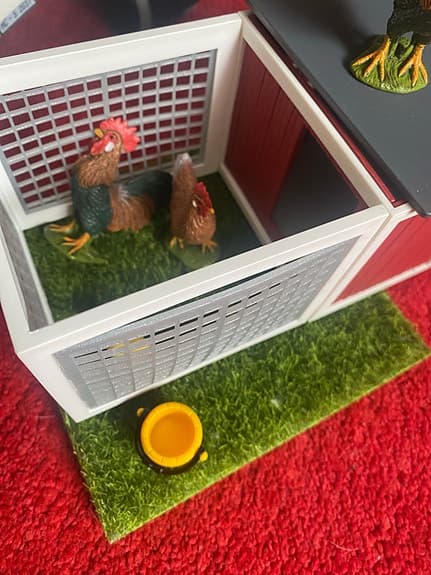 Schleich bondgårdsdjur och hästambulans lekset