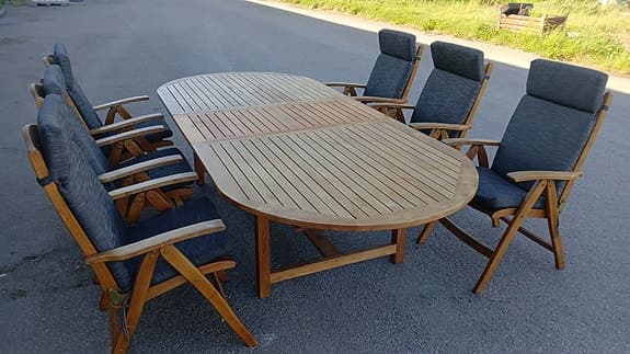 Trädgårdsmöbler / utemöbler i teak