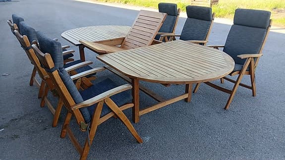Trädgårdsmöbler / utemöbler i teak