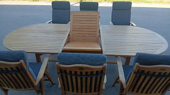 Trädgårdsmöbler / utemöbler i teak