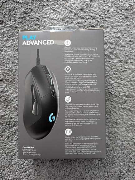 Logitech G403 HERO gamingmus med kabel