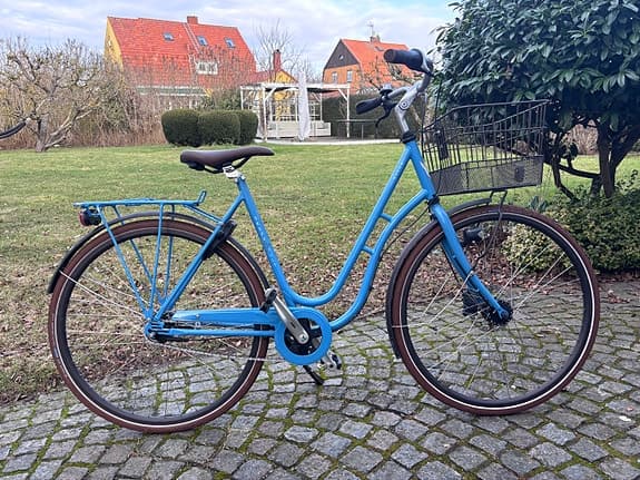 Skeppshult stadscykel 28" M blå